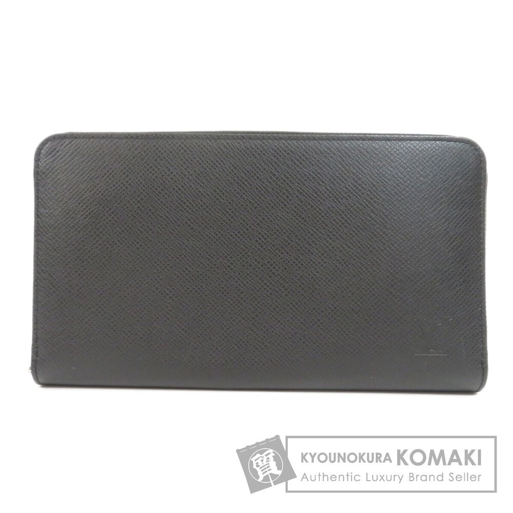Louis Vuitton Zippy Organizer Taiga Long Wallet Leather